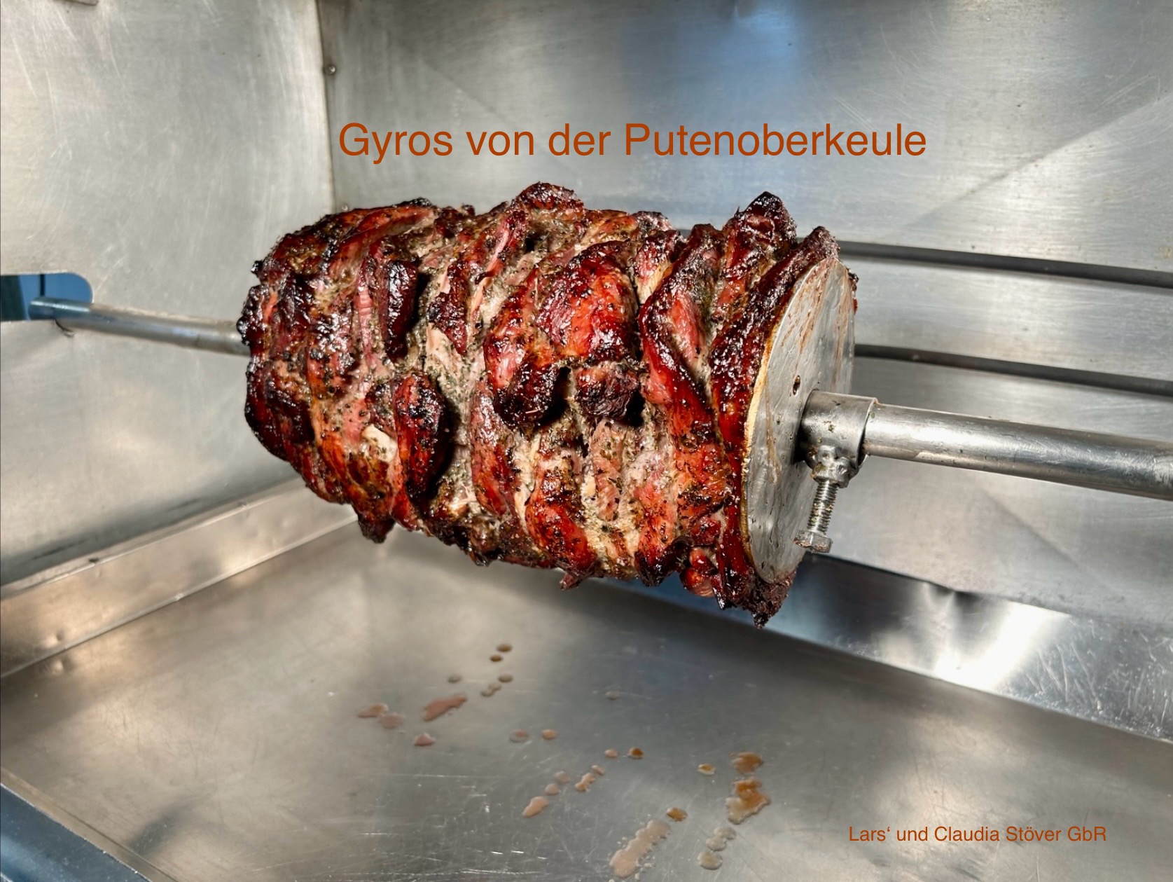 Gyros, von der Putenoberkeule